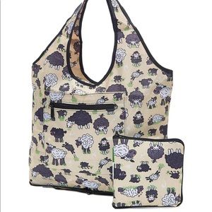 eco chic london weekend bag sheep print